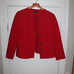 Ann Taylor Red Woman's Blazer